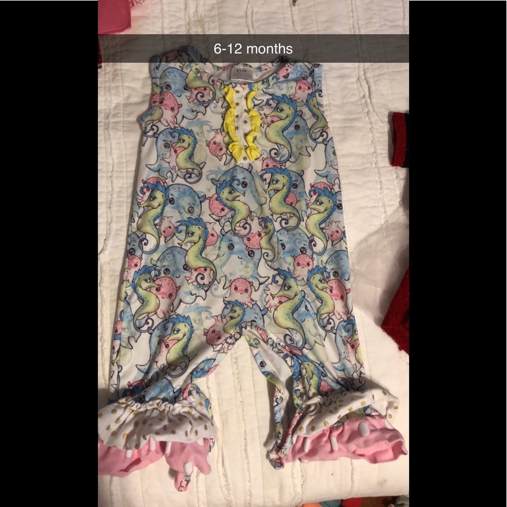 sea horse romper